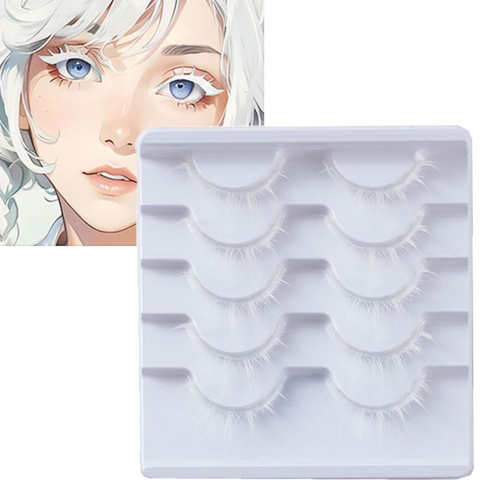 Eyelash Extension Japanese Style - Heiße weiße weiße Anime-Wimpern im japanischen