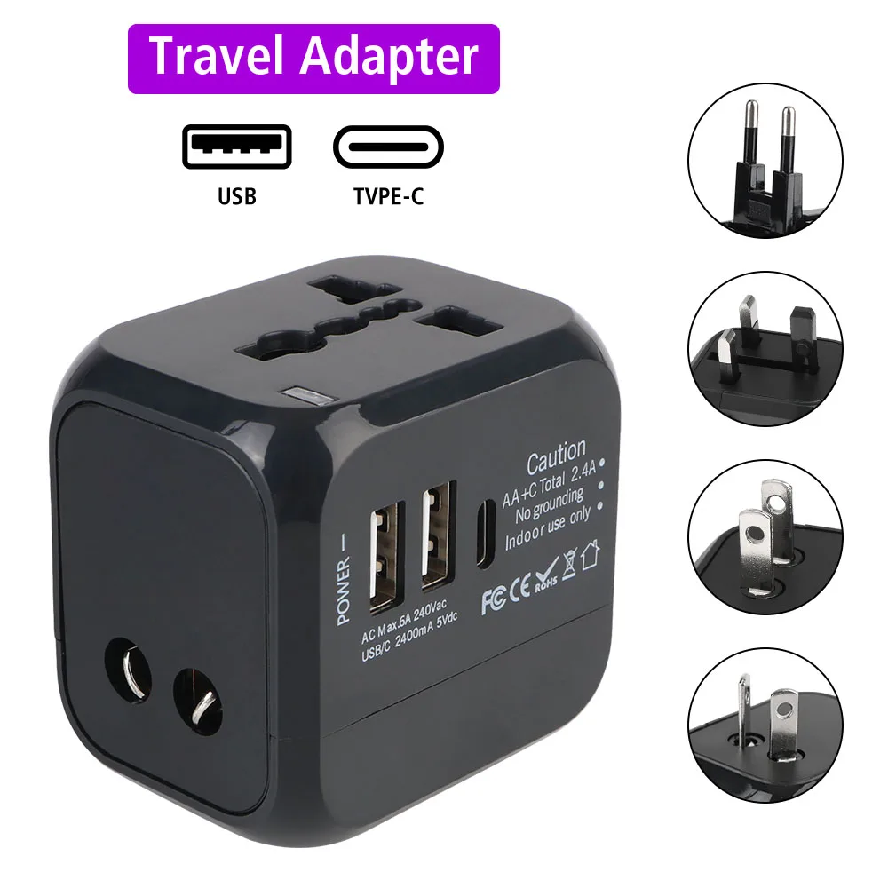 Eyelash Extension Uk - All-in-One Reise-Ladegerät-Adapter - US EU UK