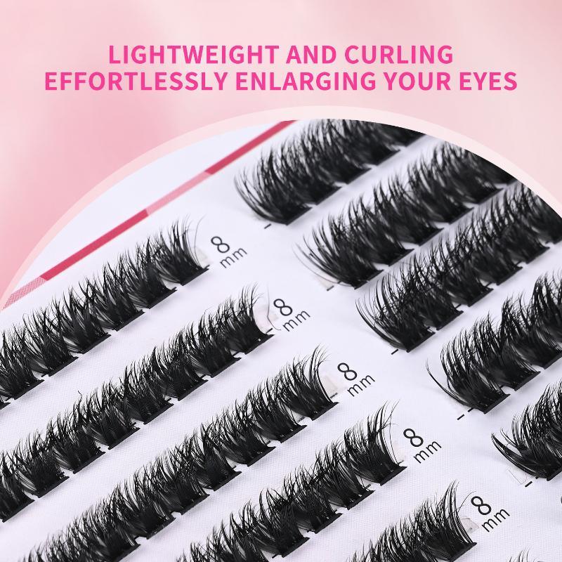 Eyelash Extension Individual - 30 Reihen Cluster-Wimpernverlängerungen 8-16mm Mix Flauschig