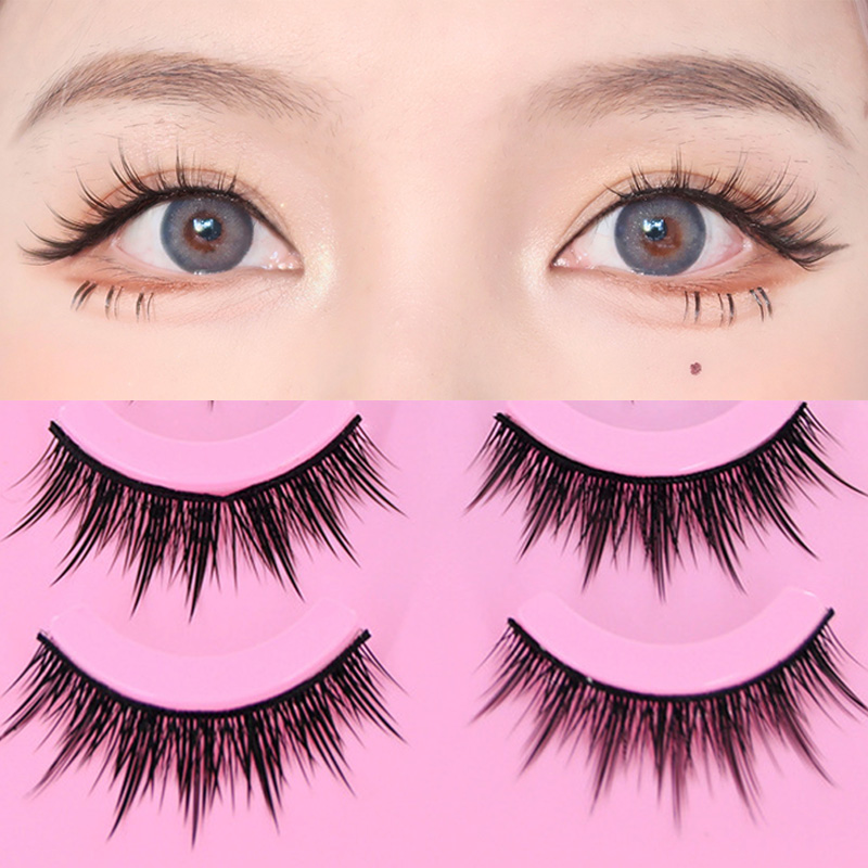 Eyelash Extension Japanese Style - 5 Paar lange, dicke, natürliche künstliche