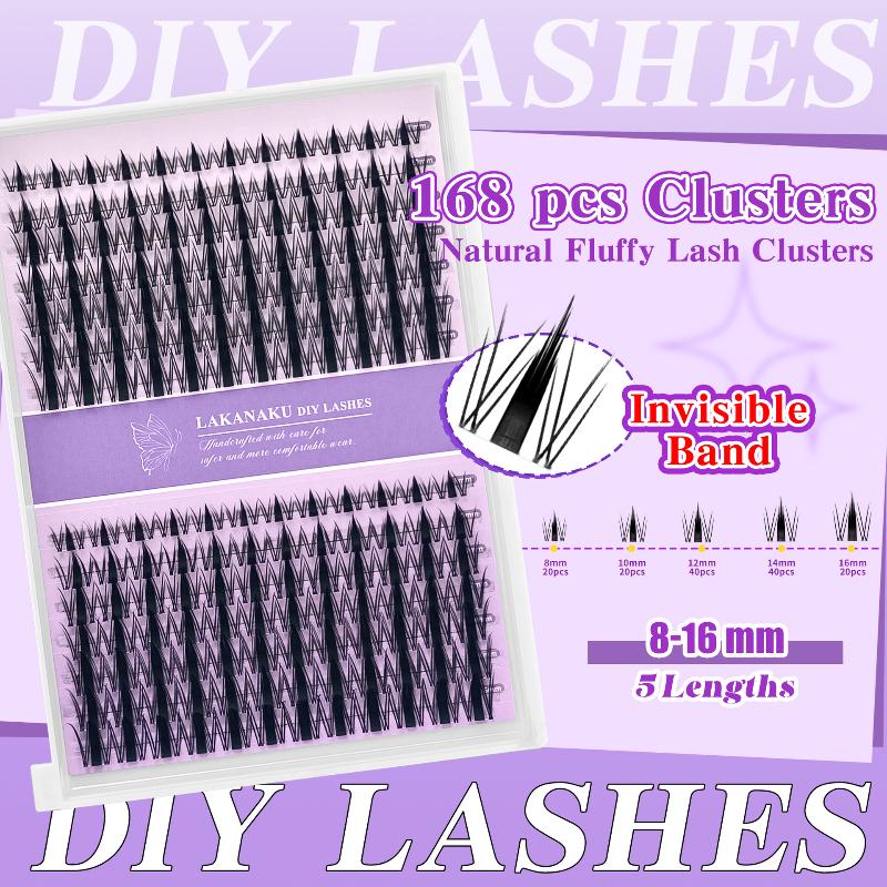Eyelash Extension Individual - Natürliche Wimpern, Wimperncluster, individuell, flauschig, einfache