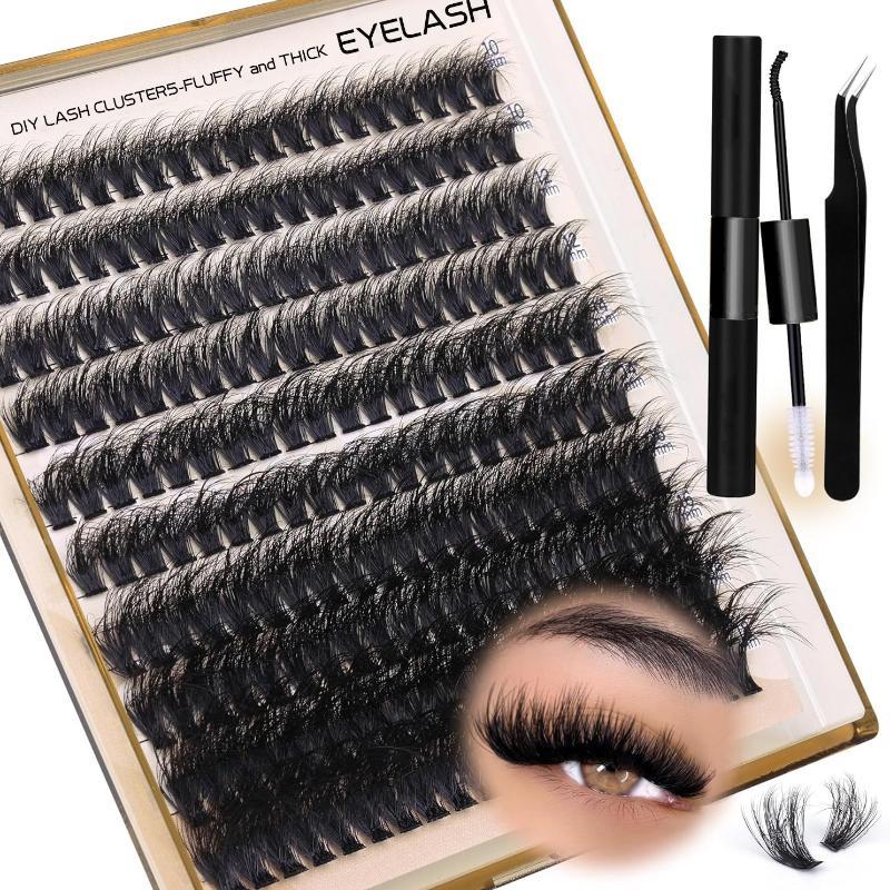 Eyelash Extension Individual - Neue Flauschige Dicke Wimpernbüschel DIY Wimpernverlängerung