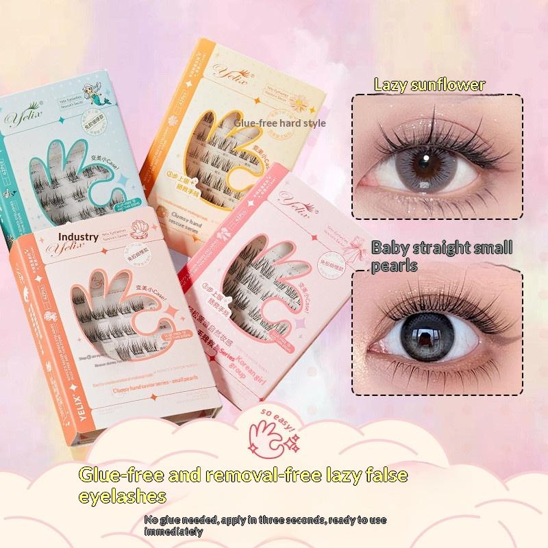 Eyelash Extension Glue - 7 Reihen selbstklebende Wimpern, kein Kleber,