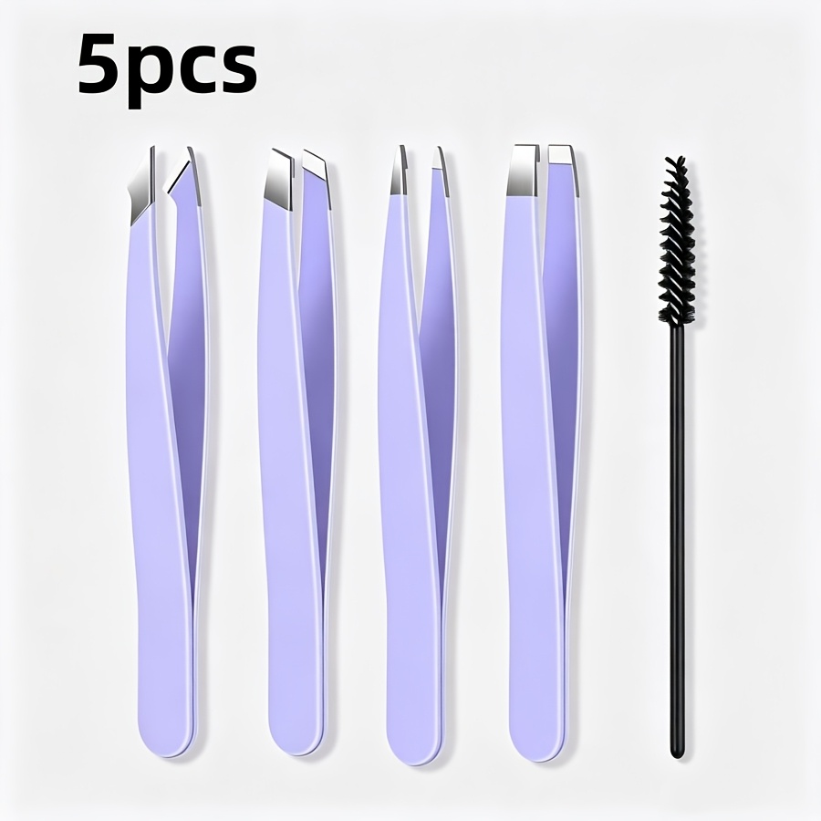 5-teiliges Set Lila Edelstahl- – Eyelash Extension Removal Bewertung und Preis