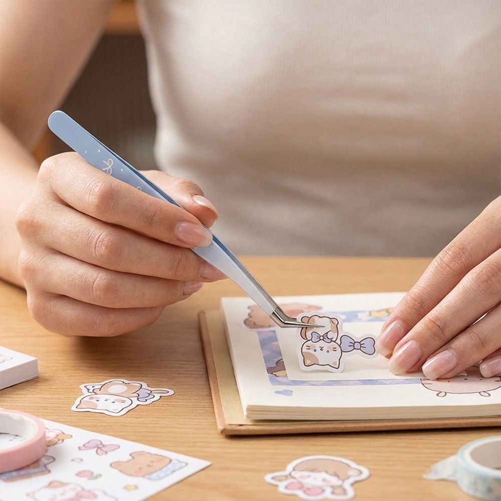 Edelstahl Gebogene Pinzette Ho – Lash Mapping Sticker Bewertung und Preis