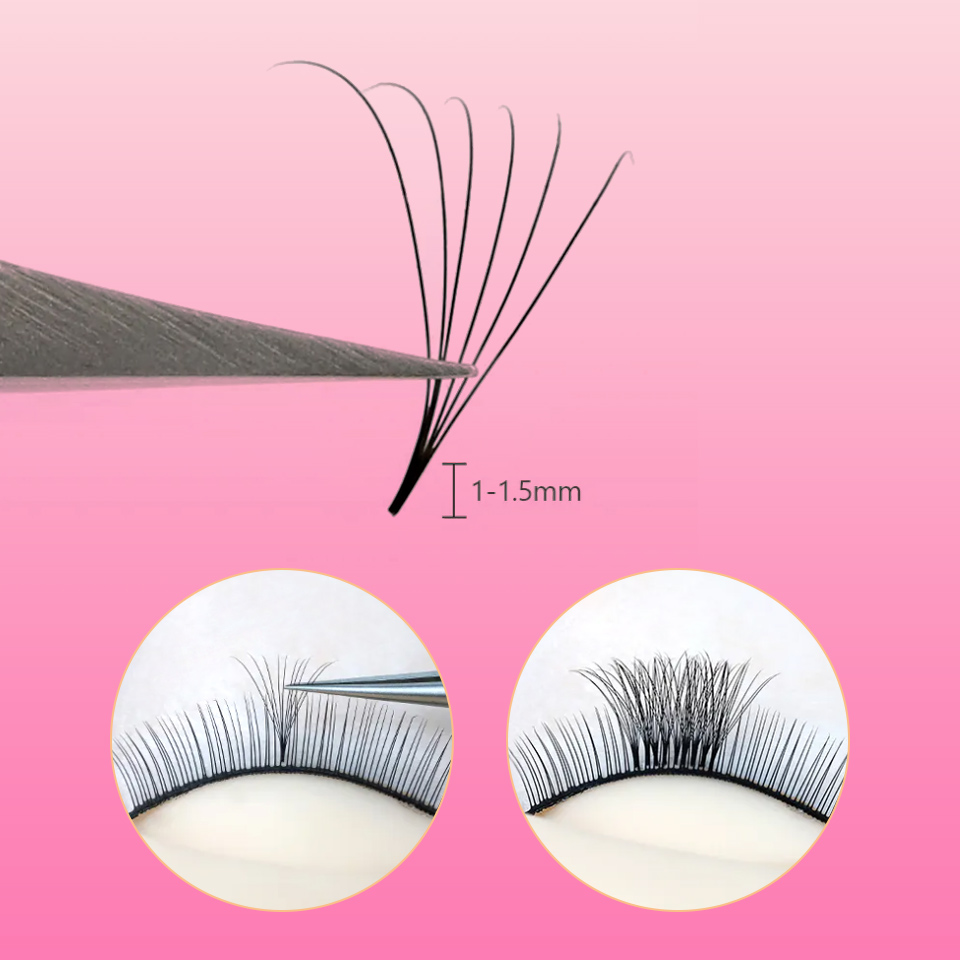 Lashprofessor 3D-40D Cluster L – Eyelash Extension Medium Bewertung und Preis