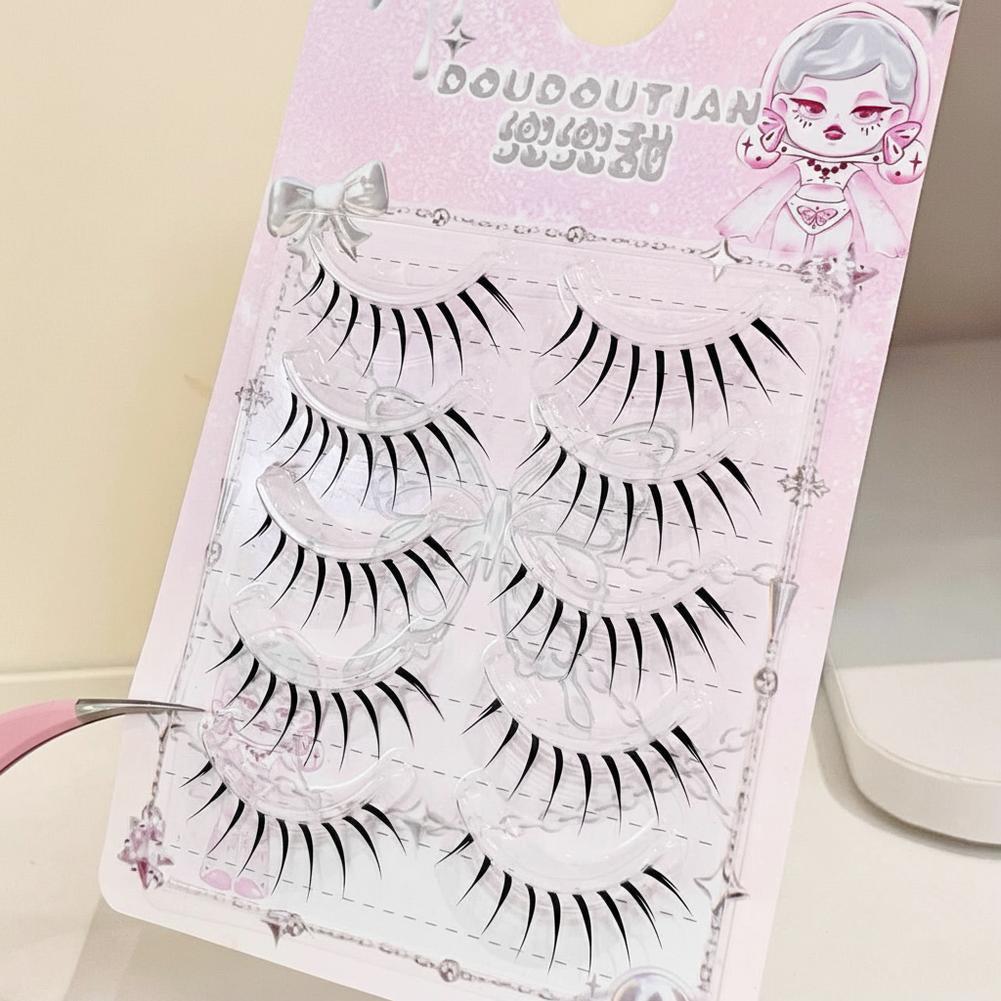 5 Paar natürliche falsche Wimp – Eyelash Extension Japanese Style Bewertung und Preis