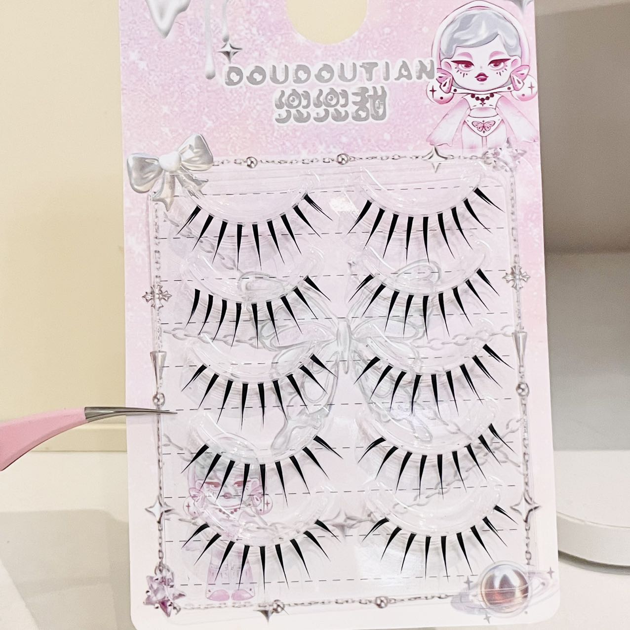 Doudoutian Wet-Look Spiky Full – Eyelash Extension Natural Bewertung und Preis
