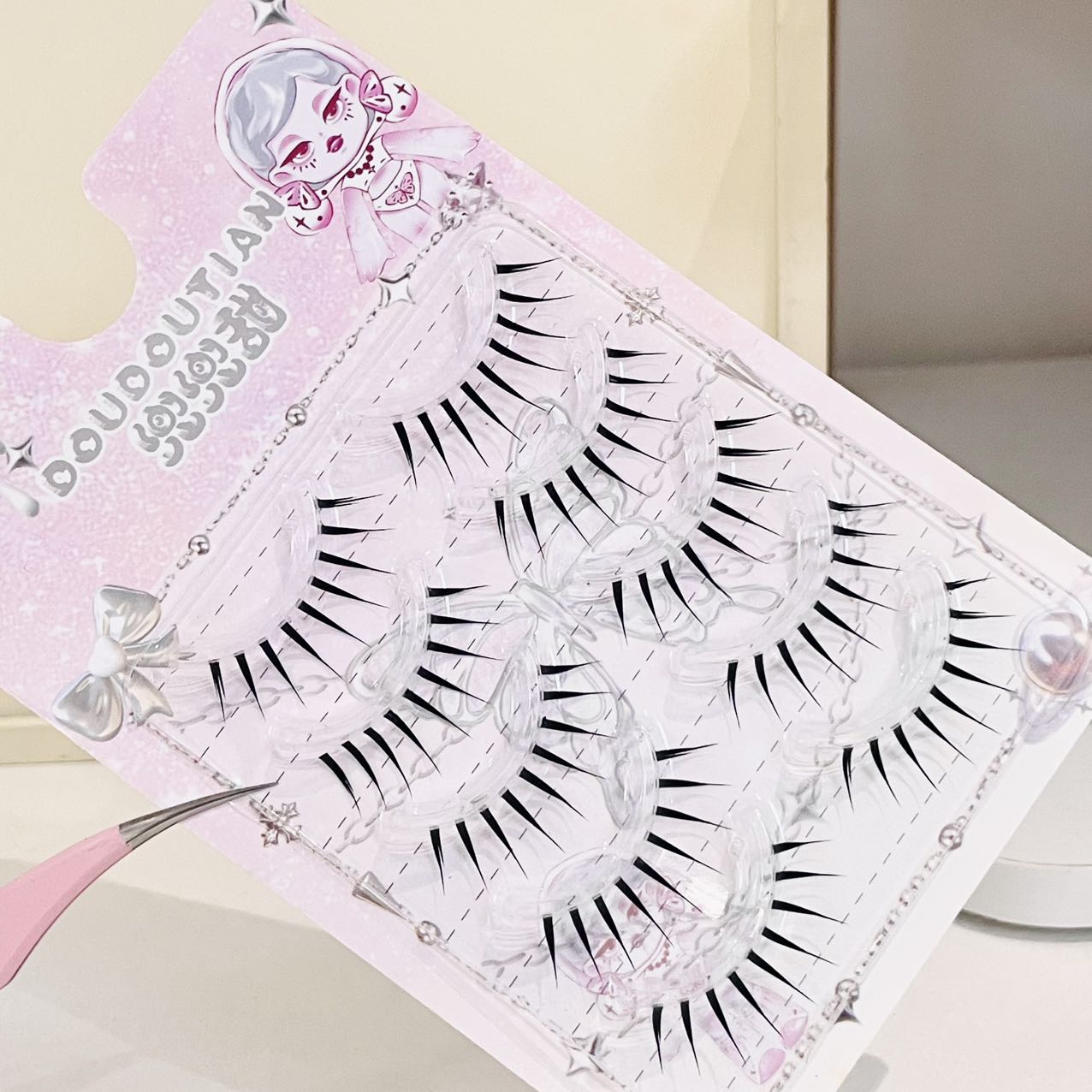 Doudoutian Wet-Look Spiky Full – Eyelash Extension Natural Bewertung und Preis