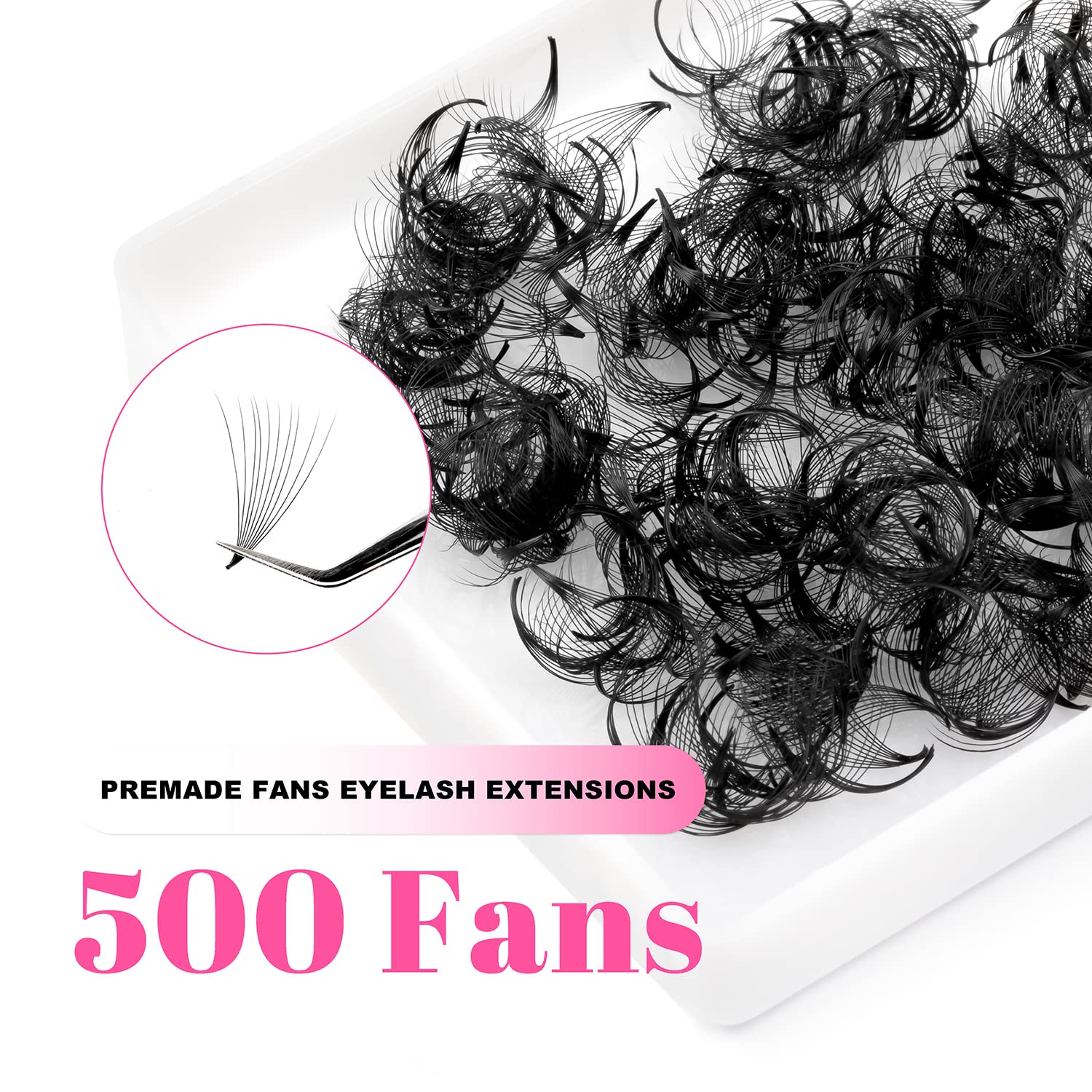 TDANCE 500Fans Spitze Basis Lo – Eyelash Extension Medium Bewertung und Preis