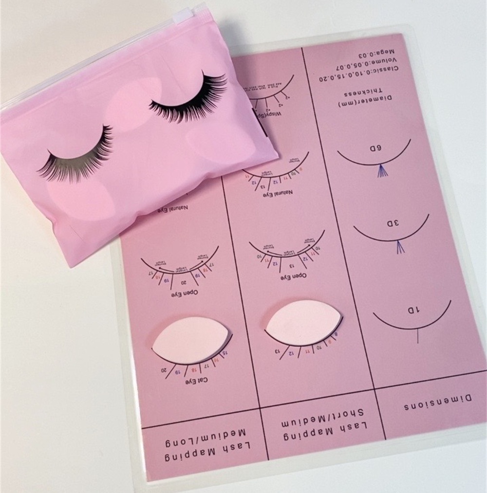 Wimpernkartendiagramm für Anfä – Lash Mapping Sticker Bewertung und Preis