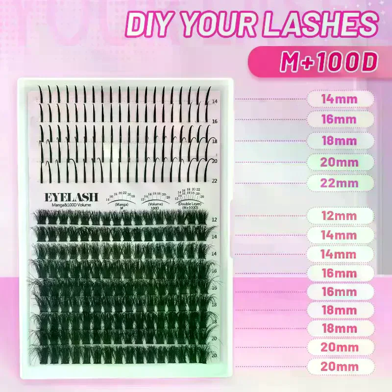 Wimpern-Cluster-Set: Volumen-W – Eyelash Extension Individual Bewertung und Preis