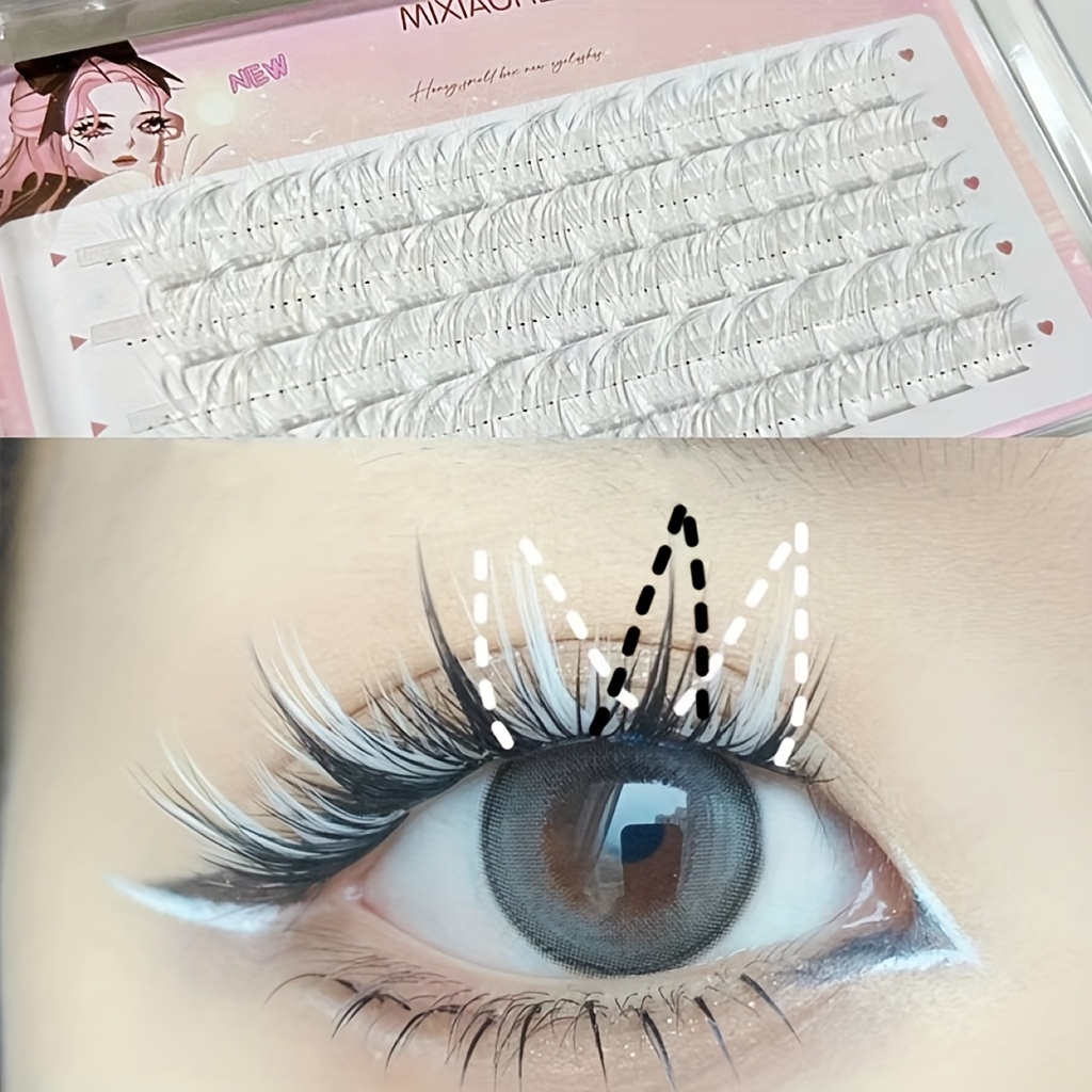 Mixiaohe Bunte Wimpern 60 Clus – Eyelash Extension Natural Bewertung und Preis
