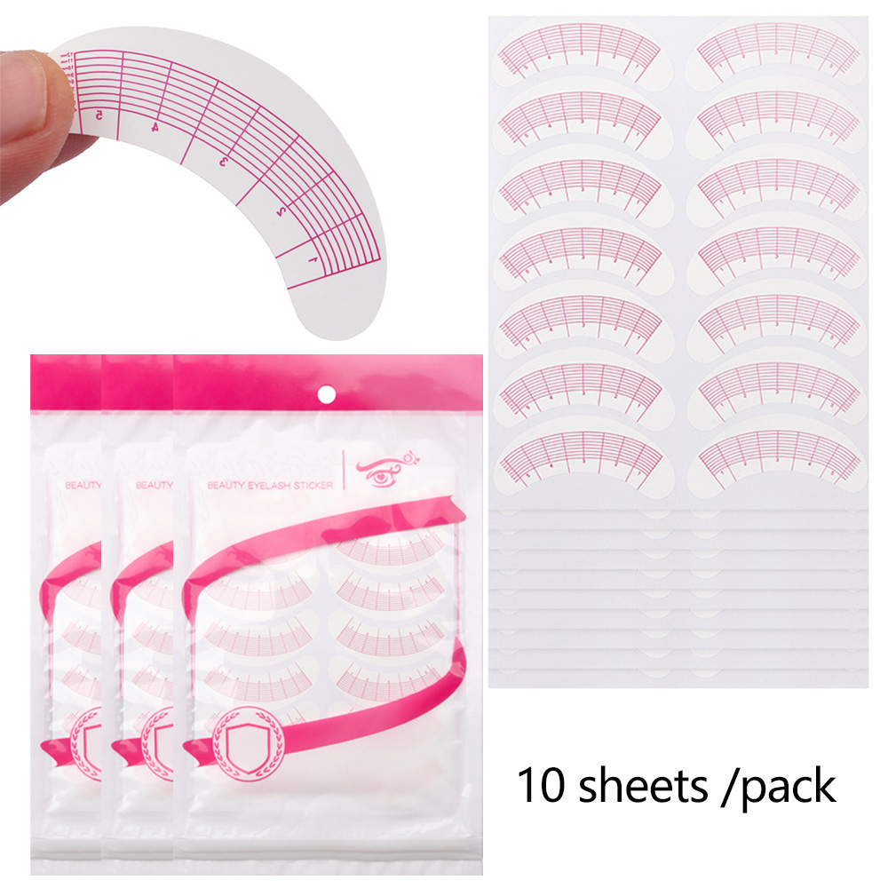 2/5 Packungen Wimpern-Mapping- – Lash Mapping Sticker Bewertung und Preis