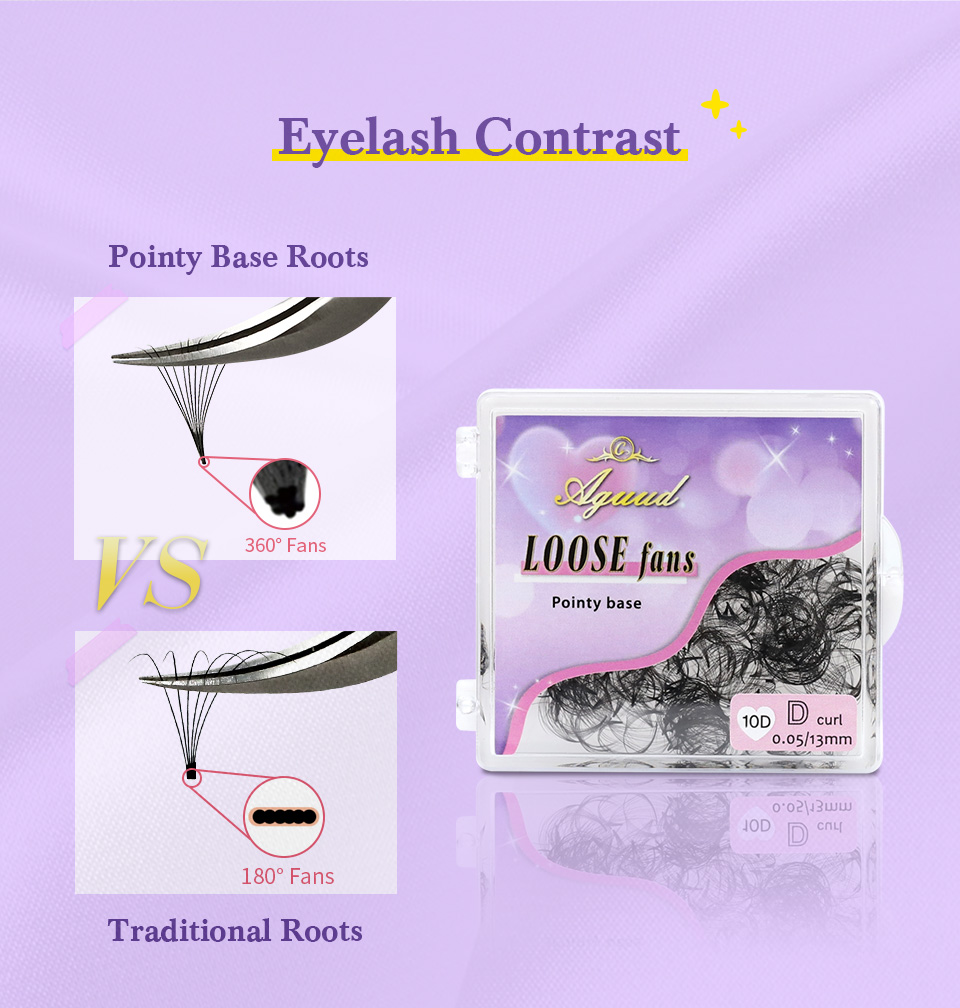 AGUUD 3D bis 40D Wimpernverlän – Eyelash Extension Medium Bewertung und Preis